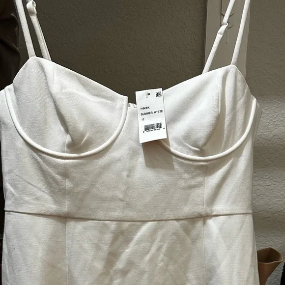 NWT French Connection White Dress - Picture 2 of 3
